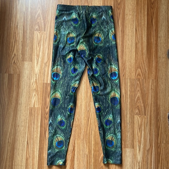 BlackMilk Rare Peacock Leggings - Picture 5 of 9